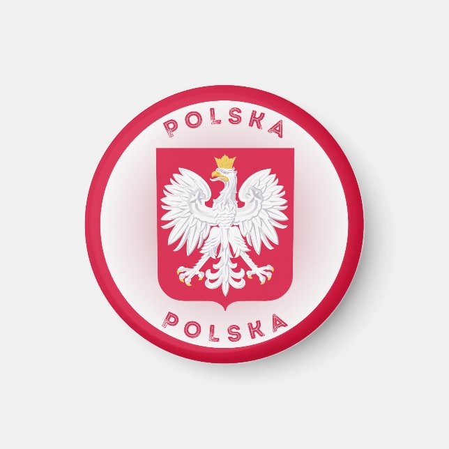 Poland Heritage Emblem Magnet (Front)