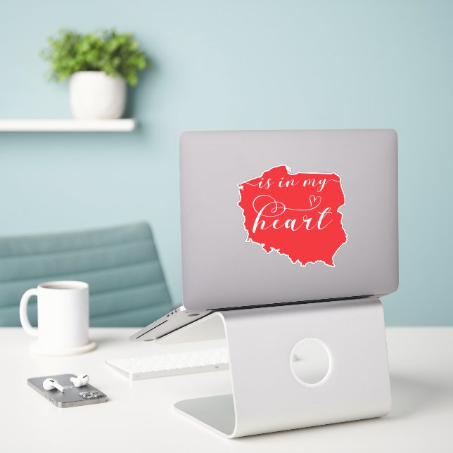 Poland Is In My Heart (Laptop On Desk)