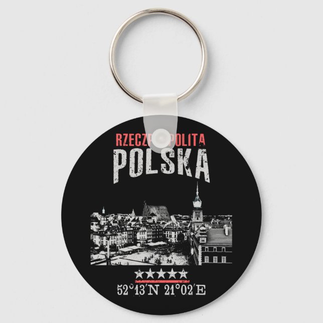 Poland Key Ring (Front)