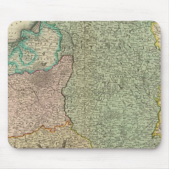 Poland, Lithuania 2 Mouse Mat (Front)
