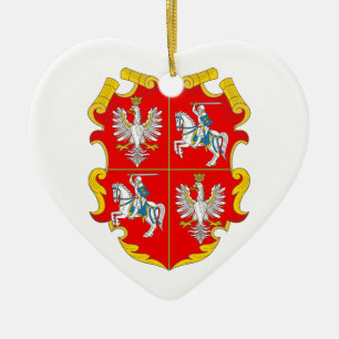 Poland-Lithuania Commonwealth (Rise of Roses) Ceramic Tree Decoration