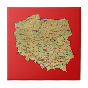 Poland Map Tile