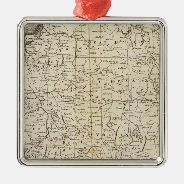 Poland Metal Tree Decoration (Front)