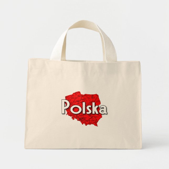 Poland Mini Tote Bag (Front)