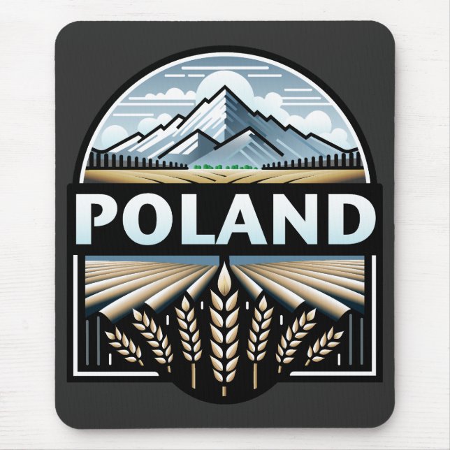 Poland Mouse Mat (Front)