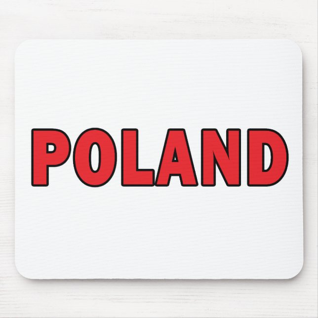 Poland Mouse Mat (Front)
