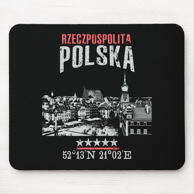 Poland Mouse Mat (Front)