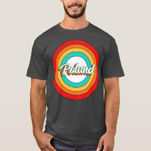 Poland Name Shirt Vintage Poland Circle