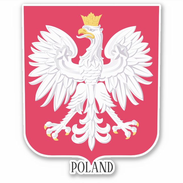 Poland National Coat Of Arms Patriotic (Front)