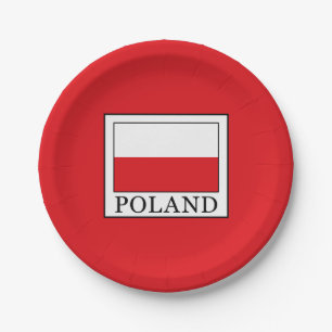 Poland Paper Plate