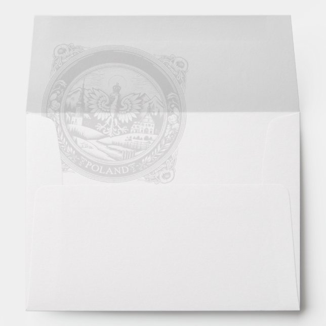 Poland Passport Envelope (Back (Bottom))
