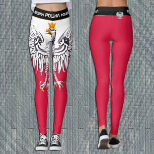 Poland Patriotic fashion, Polish Flag, Eagle Leggings