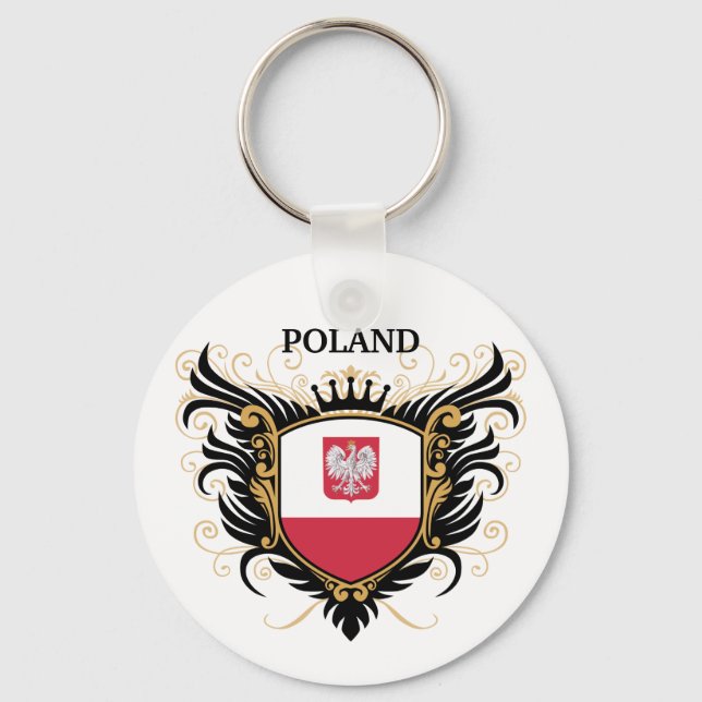 Poland [personalise] key ring (Front)