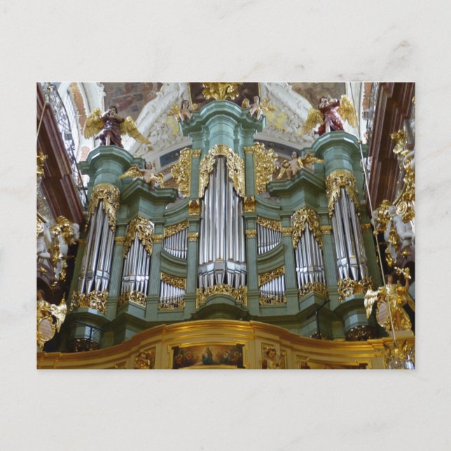 Poland Pipe Organ Postcard (Front)