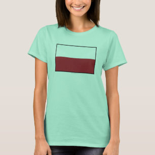 Poland Plain Flag T-Shirt