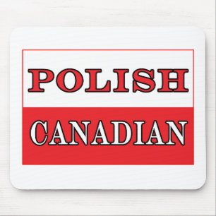 Poland Polish Canadian Flag Mouse Mat