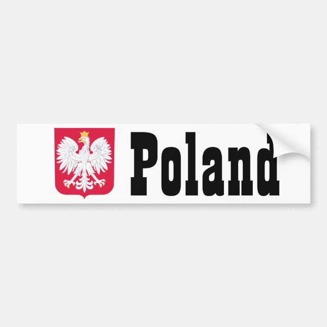 Poland Polish coat of arms Bumper Sticker (Front)