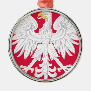 Poland Polish coat of arms Metal Tree Decoration