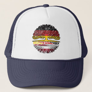 Poland Polish Deutsch Deutschland Baum Wurzel Trucker Hat