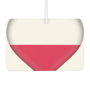 Poland (Polish) Flag Car Air Freshener