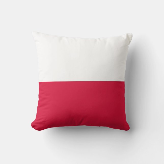 Poland (Polish) Flag Cushion (Front)