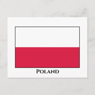 Poland (Polish) Flag Postcard
