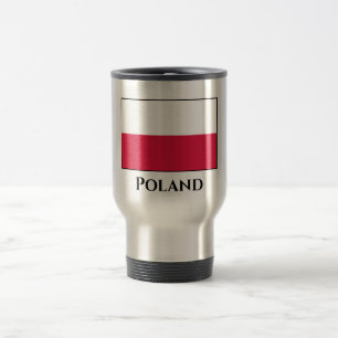 Poland (Polish) Flag Travel Mug