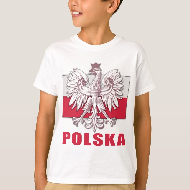 Poland Polska Coat of Arms T-Shirt (Front)