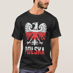Poland Polska Flag Eagle T-Shirt