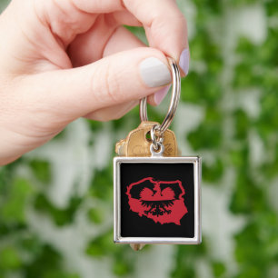 Poland Polska Flag Key Ring