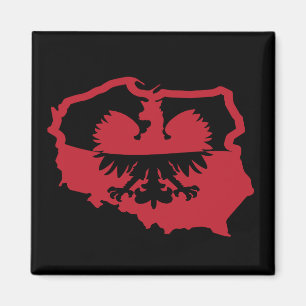 Poland Polska Flag Magnet