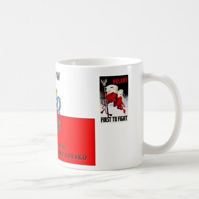Poland Polska Lwow Coffee Mug (Right)