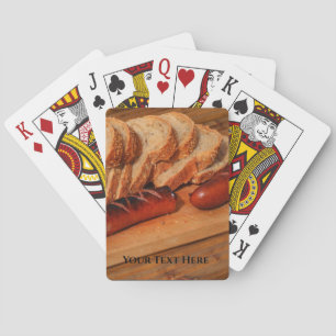 Poland Polska Polish Food Kielbasa Sausage Playing Cards