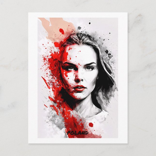 Poland Postcard - Portrait - World of Women (Front)