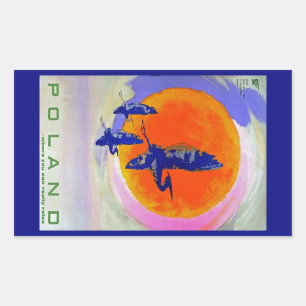 Poland Rectangular Sticker