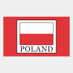 Poland Rectangular Sticker