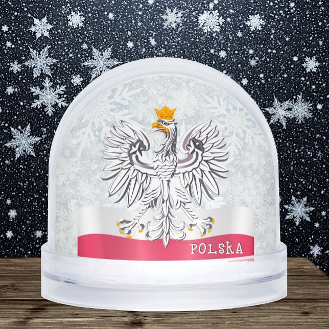 Poland Snow Globe, Polish Flag / Polska Snowglobe (Poland Snow Globe / Polska )