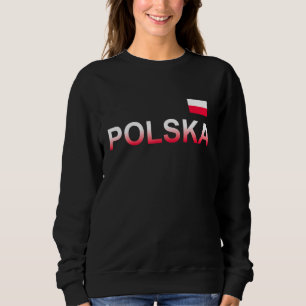 Poland Soccer Jersey Polska Flag Sweatshirt