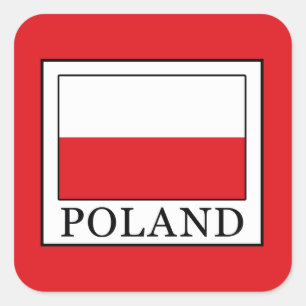 Poland Square Sticker