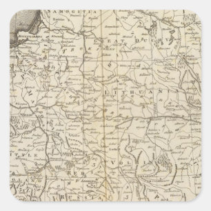 Poland Square Sticker