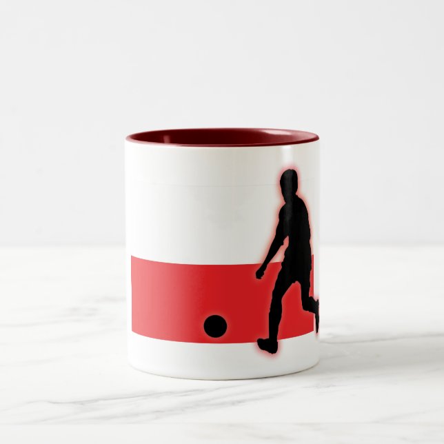 Poland Striker 1 Two-Tone Coffee Mug (Center)