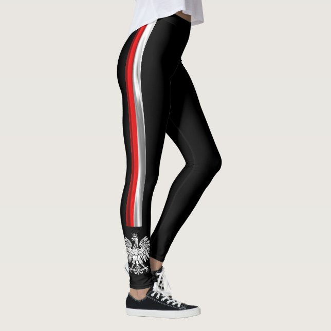 Poland stripe flag leggings (Right)