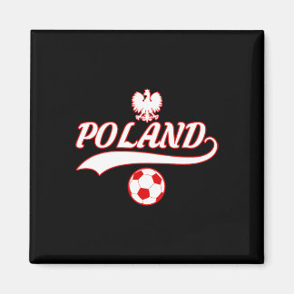 Poland Team World Fan Soccer 2018 Jersey Cup Fan  Magnet