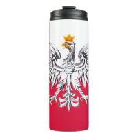 Poland Travel Mug, patriotic Polish Flag