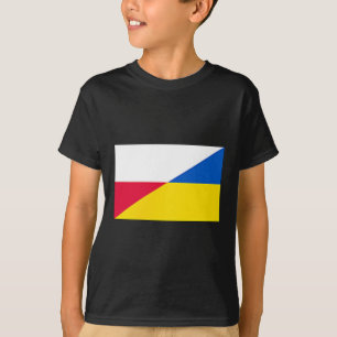 Poland Ukraine Flag Support Friendship Neighbor 1 T-Shirt