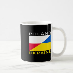 Poland Ukraine Flag Support Friendship Neighbor Coffee Mug