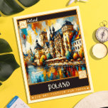 Poland | Vintage Painting Postcard<br><div class="desc">Step into the captivating world of Poland with our exquisite Vintage Painting Postcard. This beautifully illustrated postcard showcases the essence of Poland's charm and heritage in a mesmerising vintage style. Each brushstroke tells a story, capturing the vibrant colours and dynamic energy of this enchanting European destination. Whether you're an avid...</div>
