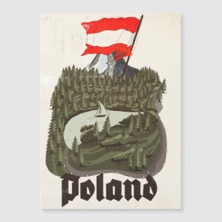 Poland Vintage Travel Poster