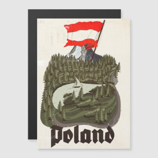 Poland Vintage Travel Poster