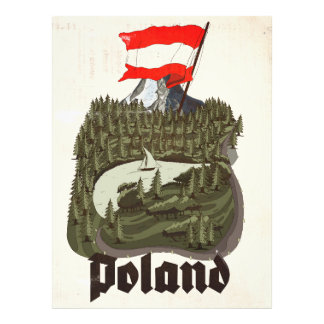 Poland Vintage Travel Poster